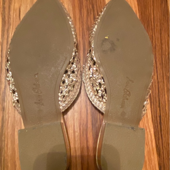 Sam Edelman Gold Mules - Picture 2 of 2